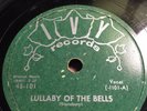 78 Rpm; The Deltairs; Lullaby Of The Bells & It's Only You, Dear ;   Ivy Records