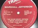 Marshall Jefferson The House Music Anthem Vinyl Record Original 1986 Trax 12