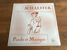 RARE PIERRE SCHAEFFER PAROLE ET MUSIQUE 9106 SC COMPLET