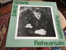 DAVID BOWIE. ROTTERDAM REHEARSALS.  NEAR MINT VINYL RECORD