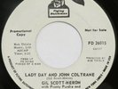 GIL SCOTT HERON Lady Day & John Coltrane FLYING DUTCHMAN 45 orig. 1972 VG+ HEAR