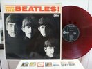 THE BEATLES / MEET THE BEATLES, RED WAX JAPAN ONLY ORIG. ODEON LP w/INSERT EX+