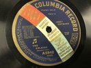 Columbia Record 12 In Single Sided 78 Scarce  Josef Hofmann  The Erlking A5942
