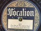 Vocalion 5397 Uncle Dave Macon PUT ME IN MY LITTLE BED  78 rpm Country 1929 V+