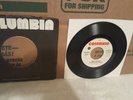 BOB DYLAN TANGLED UP IN BLUE WLP WHITE LABEL PROMO 45 RECORD SHORT/LONG VERSIONS