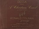 A Christmas Carol Charles Dickens 3 78rpm Decca Records Ronald Colman Scrooge