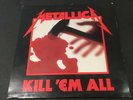 METALLICA KILL EM' ALL 1983 MRI O69 SILVER LABEL REISSUE VINYL LP RECORD
