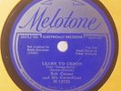 BOB CAUSER & CORNELLIANS Learn To Croon/Moonstruck MELOTONE 12723 78RPM EE- HEAR