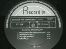 Sandro Brugnolini ?– Underground - RECORD ONLY, Italy 1970 LP, RTV RT 104 EX Cop