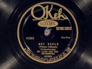 78 RPM -- Eddie Lang and His Orchestra (TD, trumpet), Okeh 41253, E-/V+ Jazz