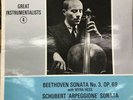 HQM 1079 UK - EMANUEL FEUERMANN - SCHUBERT ARPEGGIONE / BEETHOVEN CELLO SON. NM