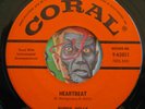 HEAR Buddy Holly 45 Heartbeat / Well All Right CORAL 9-62051 high grade CLEAN M-