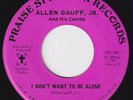 ALLEN GAUFF JR I Don't Want To Be Alone  gospel funk northern soul HEAR