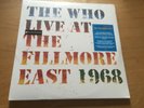 THE WHO 'LIVE AT THE FILLMORE EAST 1968 '  2018 POLYDOR RECORDS 3 LP SET 6744480