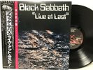 BLACK SABBATH LIVE AT LAST OBI JAPAN SOUNDS MKTG SYSTEM SP25-5009 LP