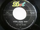 THE FIVE STARS Atom Bomb Baby / You Sweet Little Thing  DOT 1957 Rock Doo Wop 45