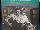EP JOHNNY HALLYDAY Retiens la nuit  SPP Pochette papier Band violet avec rabats