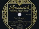 78 rpm DUKE ELLINGTON Soliloquy b/w Black and Tan Fantasy German 1937 Brunswick