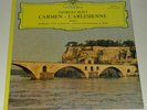 BIZET LP CARMEN L'ARLESIENNE NR MINT G/FOLD FRENCH KARAJAN DG 2530128