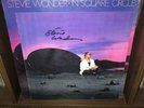 SIGNED by Stevie Wonder Vinyl In Square Circle Autograph Ray Charles Funk Soul