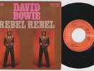 David BOWIE * Rebel Rebel * 1974 French Only PS * GLAM 45 *
