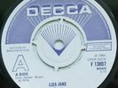 DEMONSTRATION  DECCA LIZA JANE DAVIE JONES AND THE KING BEES DAVID BOWIE 7