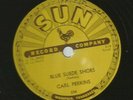 ROCKABILLY 78 - CARL PERKINS - BLUE SUEDE SHOES - HEAR - 1956 SUN  234