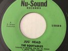 ISLAND FUNK The Equitables JUG' HEAD Nu-Sound 45 very rare KILLER