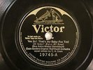 JAZZ COON-SANDERS ORCH Yes Sir  That's My Baby VICTOR 19745 EE+ Early Electric