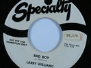 R&B Rocker 45 LARRY WILLIAMS Bad Boy SPECIALTY promo HEAR