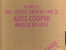 Alice Cooper Muscle Of Love DIE CUT CARDBOARD CARTON COVER NEAR MINT Vinyl LP