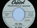 Rockabilly/Instrumental Tittyshaker 45 DEL REEVES Cool Drool CAPITOL promo HEAR