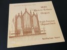 1845 Henry Erben Organ LP - Charleston French Protestant Church - Hazel King