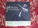 FURTWANGLER BRAHMS SYMPHONY N°1 VOCE DEL PADRONE 1ED QALP 10252 ITALY LP M- '59