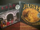 Lot: 2 RUSH LPs - Caress of Steel / Moving Pictures - New SEALED 180 gram vinyl