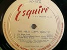 Miles Davis LP Relaxin with UK Esquire 1st press ++