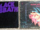 BLACK SABBATH with Ozzy Osbourne Early 2 LP Lot: PARANOID and MASTER OF REALITY