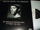 WELDON IRVINE : IN HARMONY LP 1992 LUV N HAIGHT USA