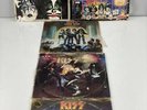 KISS Vinyl Record Bundle - 5 Records - Dynasty Unmasked Love Gun Alive Destroyer