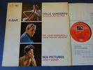 ED2 ELGAR - CELLO CONCERTO / SEA PICTURES LP, London S/O, Du Pre, EMI ASD 655