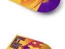 THE ROLLING STONES - Living In A Ghost Town 2 Record Set Purple & Orange Vinyl