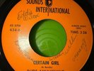 RUDE AWAKENING 45 Certain Girl VIRGINIA GARAGE PSYCH FUZZ Sounds International