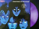 KISS, CREATURES OF THE NIGHT, PURPLE VINYL LP VINNY VINCENT JACKET, SEALED
