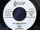 LENNY & The STAR CHIEFS My Queen And Me / Warpath rare rockabilly Performance 45