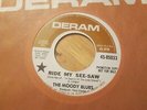 THE MOODY BLUES RIDE MY SEE-SAW 1968 DERAM 45 WLP PROMO BELLSOUND NM UNPLAYED