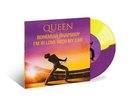 Queen Bohemian Rhapsody 7” Limited Edition Purple Yellow Vinyl Record Store RSD.