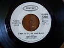 Obrey Wilson - I Want To Tell You - Epic (Promo) - Northern Soul