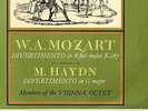 SXL 6055 WBG UK ED2 - MOZART / HAYDN - DIVERTIMENTO - VIENNA OCTET - NM