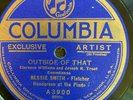 Columbia 3900D BESSIE SMITH  Outside Of That  Classic Blues 78rpm  EE+ 1924