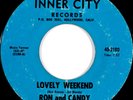 70s Soul/Funk 45 RON & CANDY Lovely Weekend /Plastic Situation INNER CITY HEAR